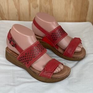 Rocky 4Eur Sole Sandals Size 6-6.5 Slip Resistant Deep Mauve
